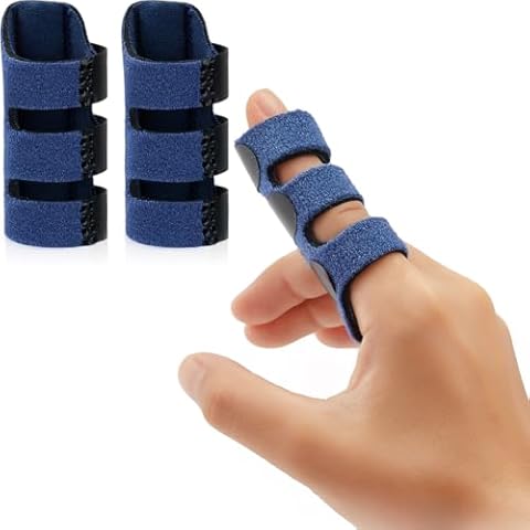 JINRUBY Adjustable Finger Splint for Pain Relief Cover