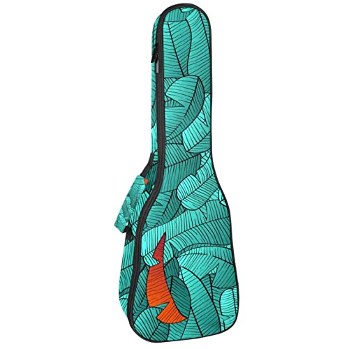 Sac de transport pour ukulélé ténor rembourré et étanche à motif coloré