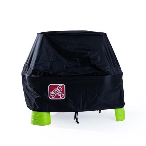 Image of Step2 Rain Showers Splash Pond Water Table for Kids with Cover, Toddler Outdoor Sensory Playset, 13 Accessories, Blue and Green, Ages 18 Months+