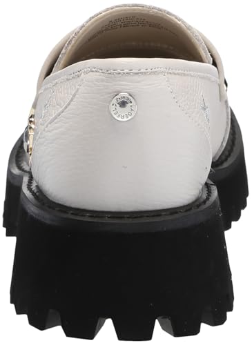 Image of Karl Lagerfeld Women's Gaston Lug Sole Loafer with Pin Embellishments