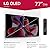 LG G3 Series 77-Inch Class OLED evo 4K Processor Smart Flat Screen TV for Gaming with Magic Remote AI-Powered Gallery Edition OLED77G3PUA, 2023 with Alexa Built-in