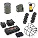 Shaluoman RC Crawler Car Accessories Roof Decoration Set, 10 pcs, Luggage Net, Oil Drum, Recovery Board, Fuel Tank, Fire Extinguisher, Toolboxes for 1/18 1/24 TRX4M SCX24 SCX10 GEN FMS Upgrade Parts