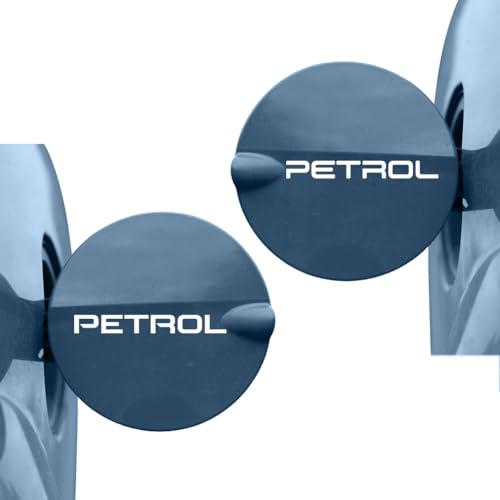 Image of Adhesive Petrol Warning Sticker for Vehicles, Perfect for Daily Use 1 Pack 2 Pieces (Full White)