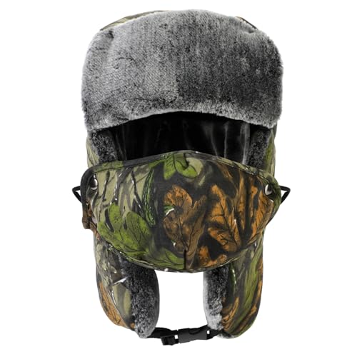 Bonnet aviateur imperméable et masque thermique anti-vent