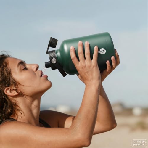 BJPKPK 64oz Insulated Water Bottle, Half Gallon Water Jug with Straw Lid - image 7