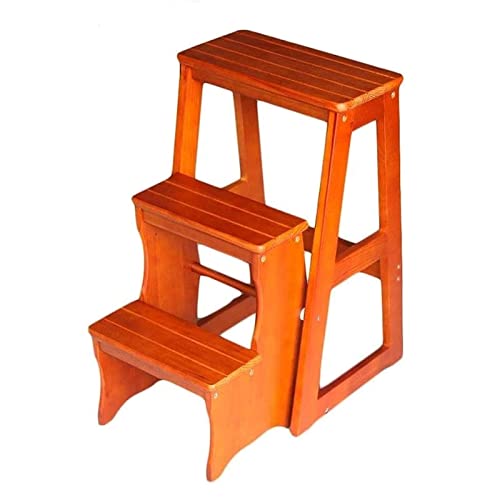 Chaise d'escalier portable à 3 niveaux en bois durable