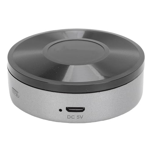 Plyisty HiFi Music Receiver für AirPlay, 2,4G WiFi Wireless Sound Multiroom Streamer Music Alarm und Schlaftimer Sowohl Lokal Als Auch Online mit App Spielen