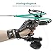 oubert Slingshot Fishing Kit with Reel Wrist Support Fishing Slingshot Set with 3pcs Fishing Darts and 8 Pcs Rubber Bands Hunting Slingshot for Fishing