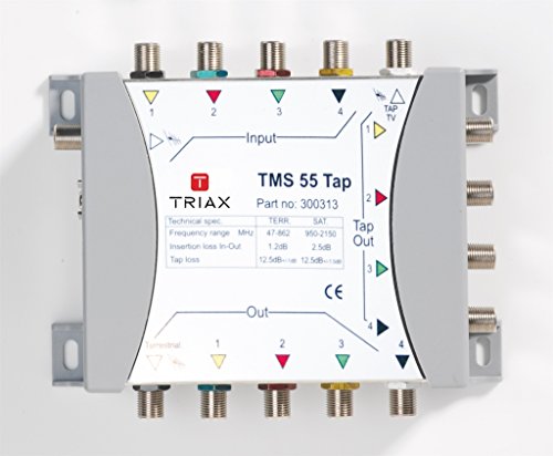 Preisvergleich Produktbild Triax TMS 55-12 5-Fach Abzweiger, 5 Eingänge, 5 Ausgänge weiß