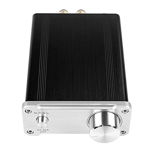 SMSL SA 36A Pro TPA TA AMP HIFI Big Power Digital Integrated Tripath Stereo Amplifier with 12V 3.8A Power Adaptor Silver
