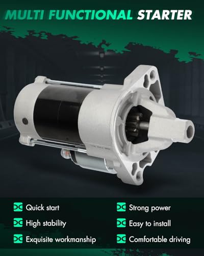 Image of Starters SCITOO Motor Starter New Compatible for Jeep Wrangler for Volkswagen for Routan 09 10 3.8L for Chrysler Pacifica Town Country Van for Dodge Grand Caravan 06 07 08 17949N SND0544 428000-3070