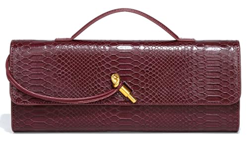 Image of Upbull Trendy Woven Evening Clutch Purses Women Underarm Shoulder Handbag Cute Satchels Crossbody Purse PU Leather Wallet