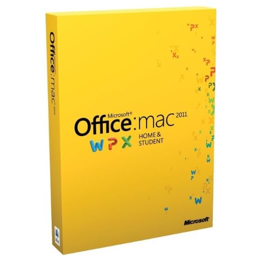 Office for Mac 2011 Home & Student -Family Pack (3Macs/3User) [Old Version]
