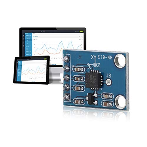 Accelerometer Module ADXL335(Welded), for Arduino, 3 Axis Tilt Angle Sensor, Small Size, Thin, Low Power Consumption, Measuring Static Gravitational and Dynamic Acceleration