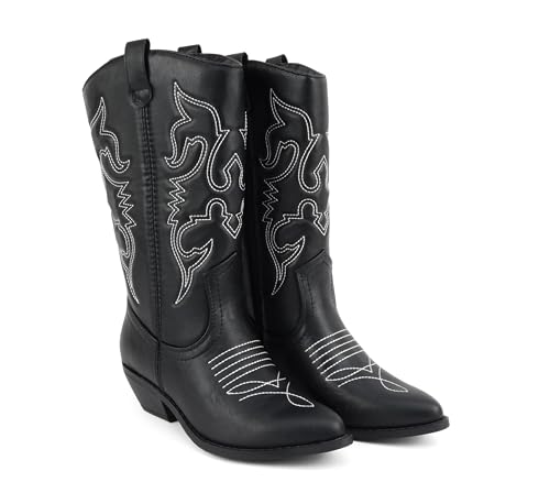 Image of Soda Women's Rodeo Western Pointed Toe Cowboy Boots