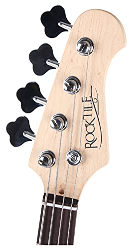 Rocktile Groover’s Pack PB E-Bass Komplettset Sunburst (Verstärker, Tasche, Kabel, Gurt, Ersatzsaiten und Schule mit DVD)