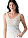 Guess Womens Eco Sleeveless Rosalyn Tank Top Sweater, Light Blue Beige and White Lurex Stripes, Extra Large