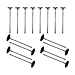 NLQR Intake Exhaust Valves Compatible with BMW Compatible with Mini 118i Cooper S F20 F30 R55 R56 N13 1.6T Replace 11347585901 11347547187