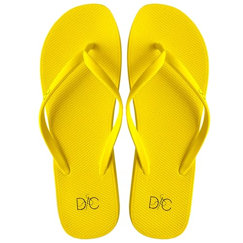 Women And Girls Thong Cushioned Comfortable Flip Flop For Beach, Shower, Casual Wear - Sizes, 6, 7, 8