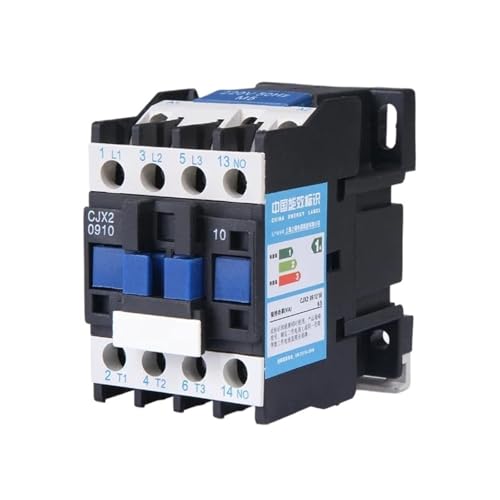 Contacteur de puissance CA 9A CJX2-0910 bobine 110V alternatif triphasé 3 pôles