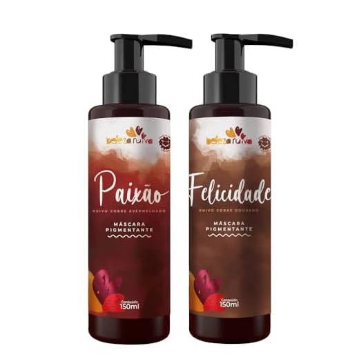 Kit Beleza Ruiva Tonalizante Felicidade e Paixão