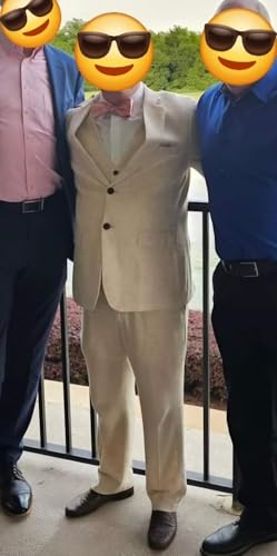 Mens Casual Blazer Regular Fit Linen Suit Jacket and Sports Coat Lightweight Men's Suit Separates4