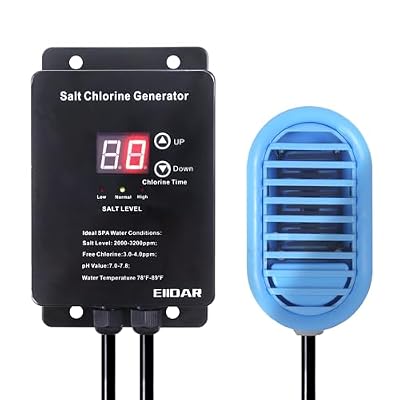 Spa Salt Water System?Salt Chlorine Generator,Saltwater Chlorine Generator for Hot Tubs & Swim Spa, Chemical-Free?Convert Any Spa into A Saltwater Chlorine System