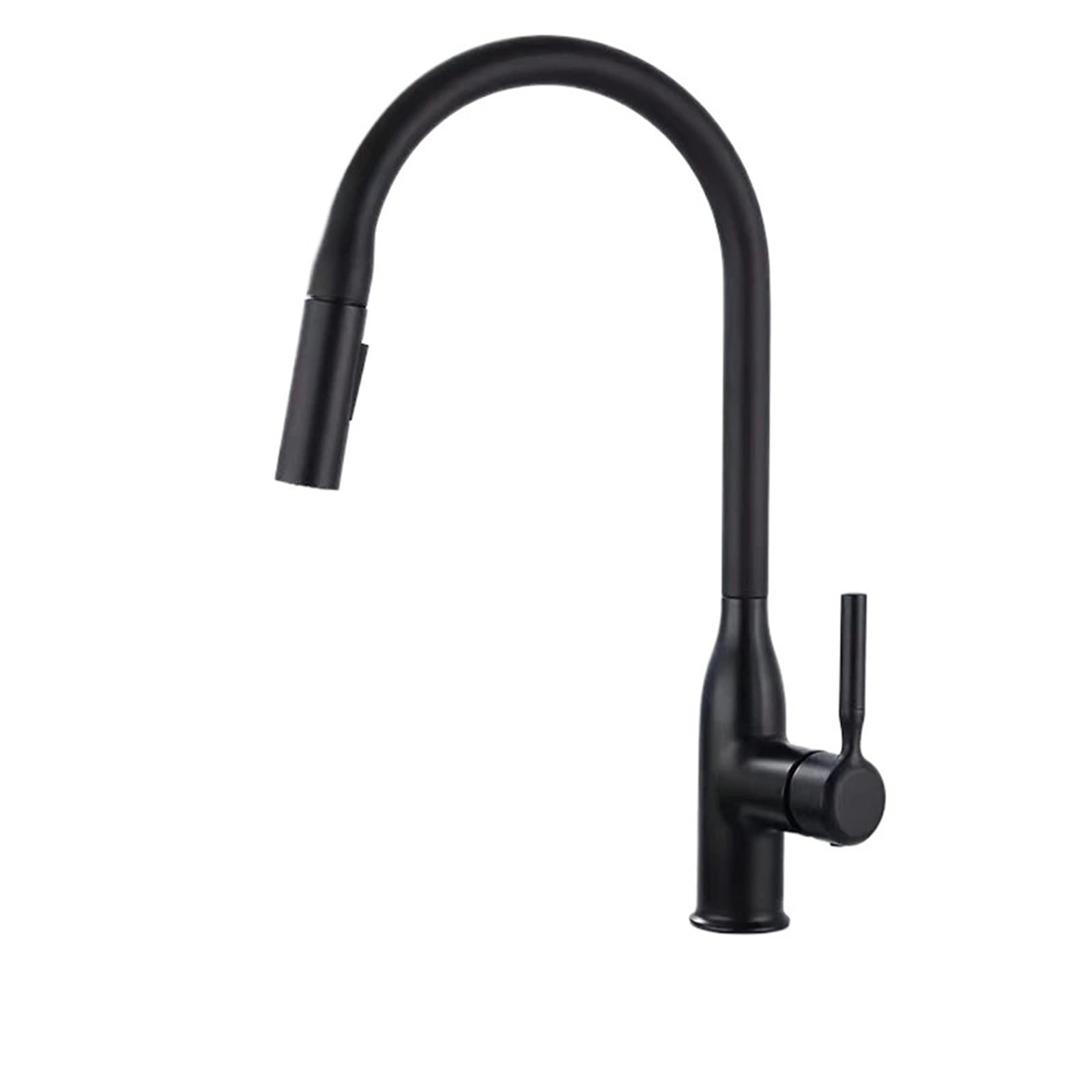 Rrypbovg Black Pull Out Faucet Removable Kitchen Sink Faucet Spring Faucets Pull Out Spout Mixer Tap Hot Cold Water With Down Sprayer Cooking(,G1/2)