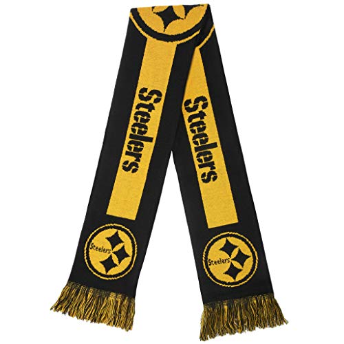 FOCO NFL Pittsburgh Steelers - 2016 Big Logo Scarf One Size Team Colors