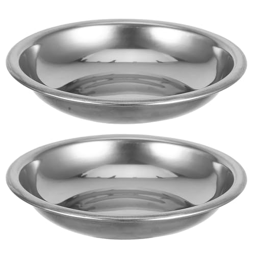 HAKIDZEL 2pcs Stainless Steel Weighing Dishes for Jewelry and Powder, Digital Scale Weighting Pans with Versatile Design, Multifunctional Use for Kitchen and Jewelry Industry