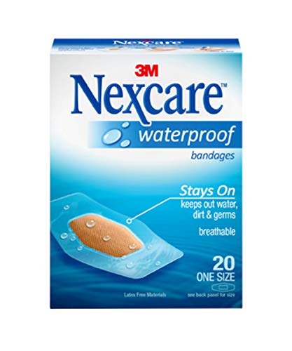 Nexcare Waterproof Clear Bandages, Germproof, 20 Count Packages (Pack of 4) - //coolthings.us