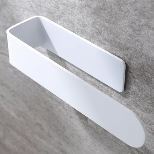 Image of OrganizeMee (Self Adhesive) Napkin & Towel Holder for Hand Basin Towels, Washbasin Bathroom Hanger, Kitchen Sink Napkin Holder Accessories Rack Stand Without Drilling Cloth Hangers (White)