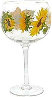 Ginology Sunflower Copa Glass