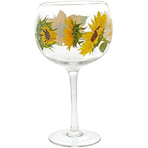 Ginology Sunflower Copa Glass Cover