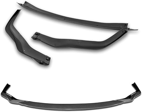 Miniatura 4 de Q1-TECH, borde de parachoques delantero compatible con modelos Lexus RC300  RC350  RC 2015-2018 solamente, alerón de parachoques delantero, kit de