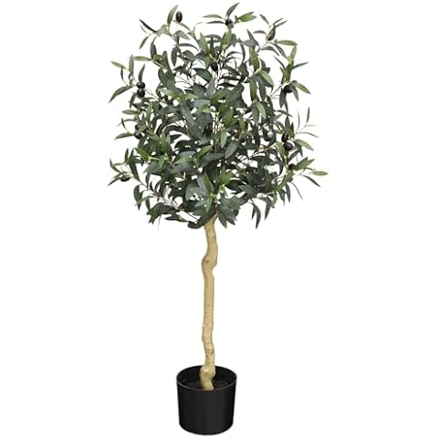 LUWENER 3.6FT Lifelike Olive Tree Plant Cover
