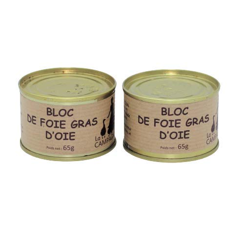 Lot 2 Blocs de Foie Gras d’Oie 2x65g / DIRECT