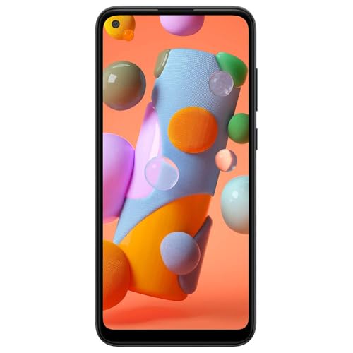 Samsung Galaxy A11 (32GB) 6.4" Display, 13MP Triple Camera, 4G LTE Unlocked - Black (Renewed)