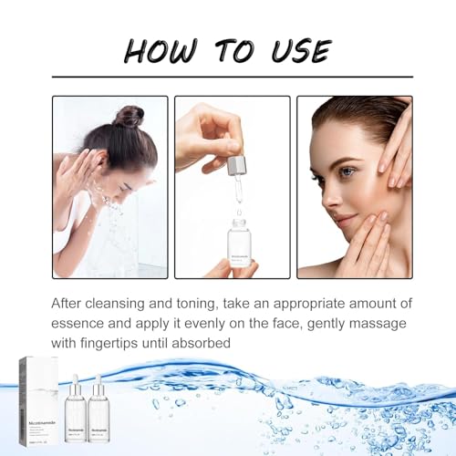 Generic 2Pcs Nicotinamide Serum For Blemishes,Deeply Hydrating,Niacinamide Freckles Removal Serum,For All Type Skin thumb #5