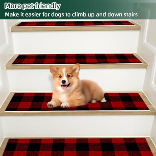 Tapis d'escalier antidérapants envers TPE lot de 15 marches