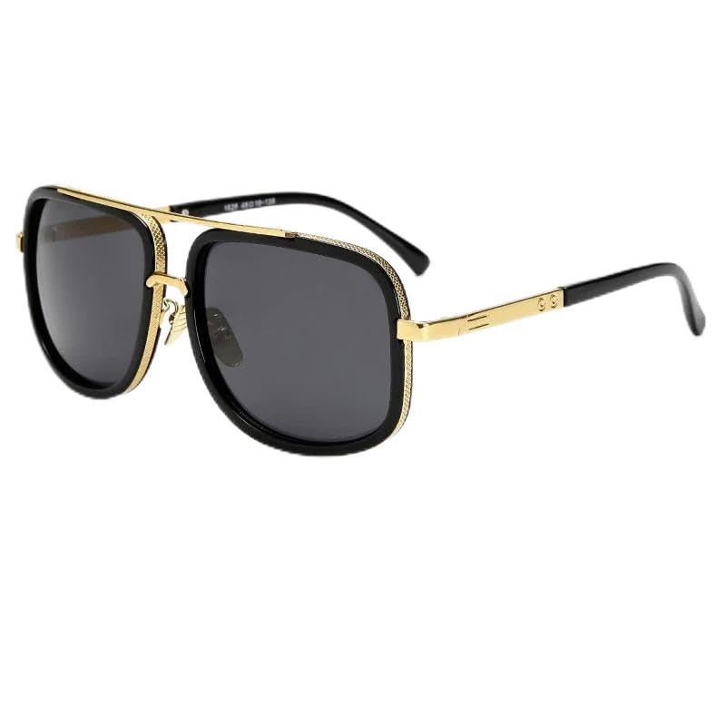 Sunglasses Men Square Retro Vintage Driving Sun Glasses Fashion Big Frame