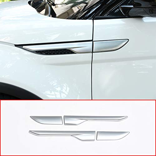METYOUCAR ABS Side Door Fender Air Vent Outlet Trim for Land Rover Range Rover Evoque 2012-2017 (Matte) METYOUCAR ABS Side Door Fender Air Vent Outlet Trim for Land Rover Range Rover Evoque 2012-2017 (Matte)