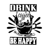 Noir Sticker mural en vinyle autocollant, design haut de gamme. Dimensions :42x48.5cm / 16.5x19.1 inch,Veuillez choisir la taille adaptée pour un effet visuel optimal.