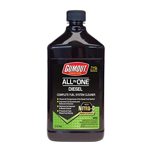 Gumout 510012 All-in-One Diesel Fuel System Cleaner, 32 fl. oz.