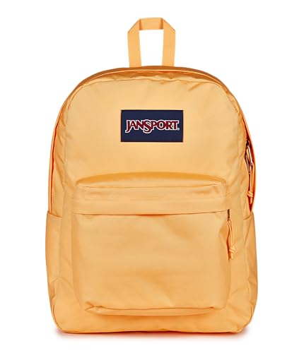 Image of JanSport SuperBreak One Backpack - Durable, Lightweight Bag with 1 Main Compartment, Front Utility Pocket with Built-in Organizer, Premium Backpack, Orange Soda