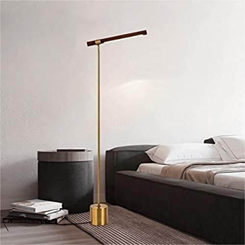 Lampe moderne à grain de bois LED avec éclairage vertical de salon - 6