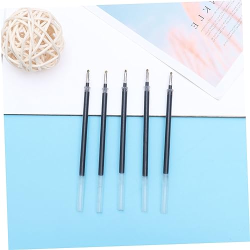 12 recambios de tinta negra gel punta fina para bolígrafos miniatura 7