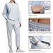 HOTSUIT Sauna Suit for Women Sweat Suits Sauna Jacket Pants Gym Workout Lightweight Anti Torn Full Body, White, 3XL