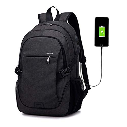 Men Backpack Laptop Bag Notebook Mochila Male Waterproof Back Pack black