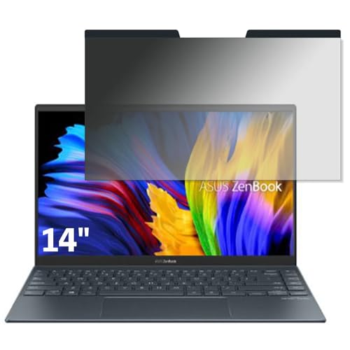 ASUS Zenbook 14 UM425QA 14�C���` 16:9 �����}�O�l�b�g�� �`�����h�~�t�B���^�[ �v���C�o�V�[�t�B���^�[ �u���[���C�g�J�b�g �p�\�R�� PC �t���ی�t�B���� ���ʎg�p�\ ���˖h�~ ���E�ȒP JP�t�B������吻����